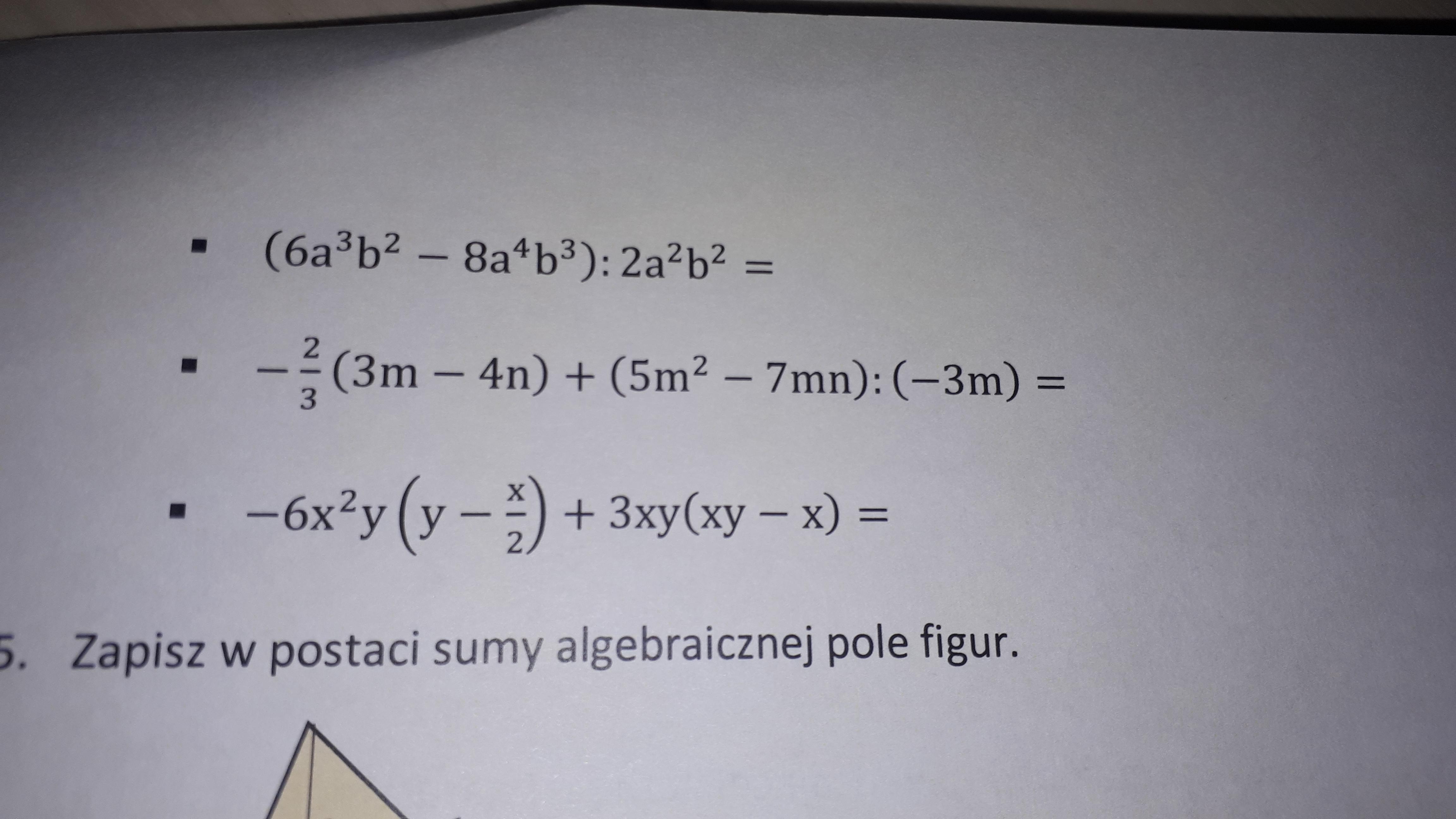 Zapisz w postaci sumy algebraicznej - Brainly.pl Przekształć Do Postaci Sumy Algebraicznej Wyrażenie