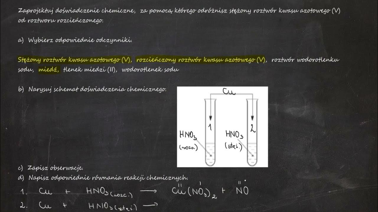 Zaprojektuj doświadczenie chemiczne, za pomocą którego odróżnisz Przeprowadzono Doświadczenie Chemiczne Badanie Właściwości Kwasu Etanowego