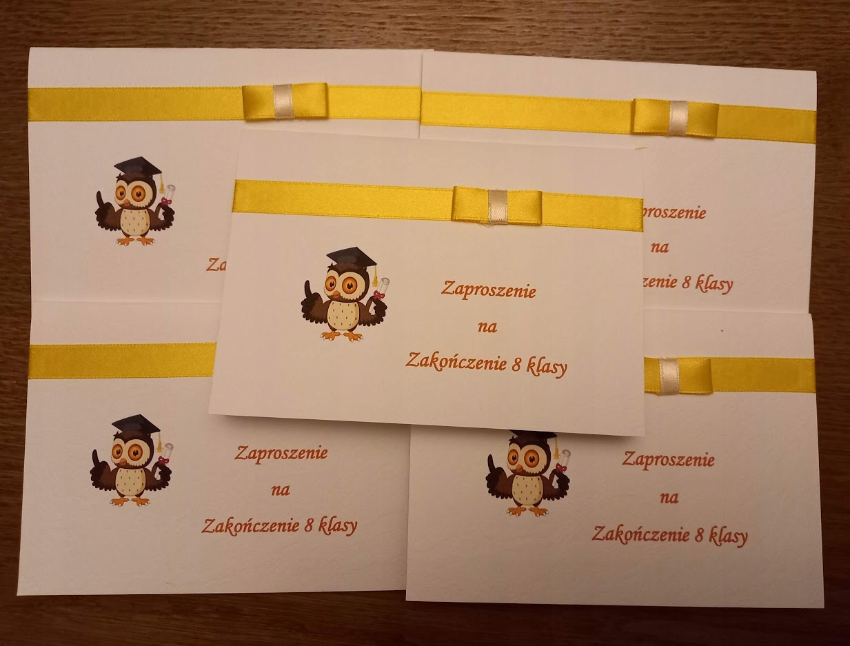 Zaproszenie na zakończenie 8 klasy zaproszenia • Cena, Opinie • Kartki Zaproszenie Na Bal 8 Klasisty