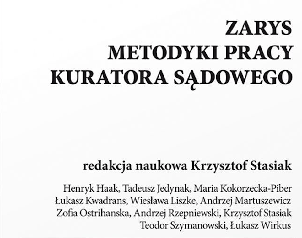Zarys Metodyki Pracy Kuratora Sądowego Jedynak Stasiak Pdf