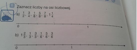 Zaznacz Na Osi Liczbowej Przedzialy