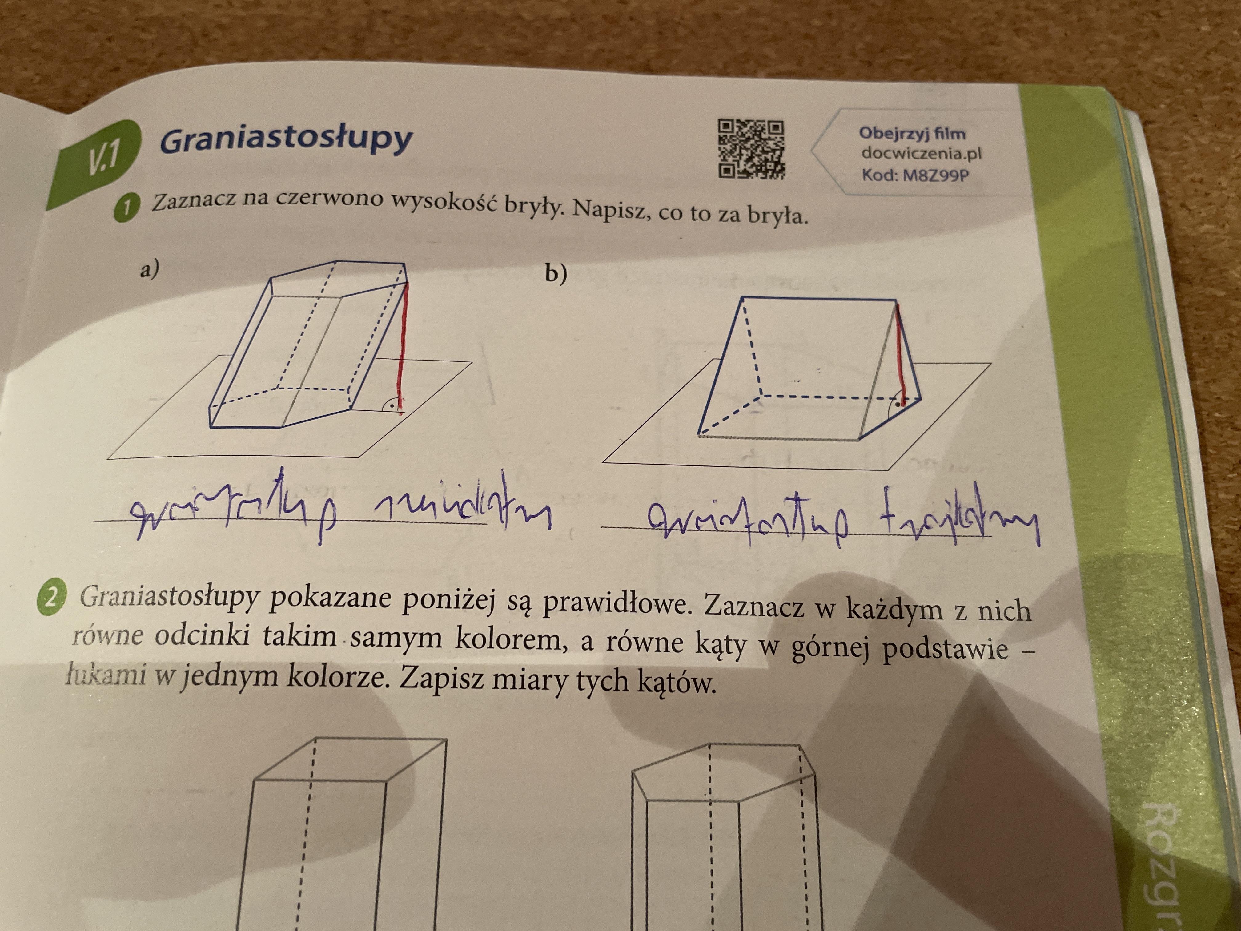 Zaznacz na czerwono wysokość bryły. Napisz, co to za bryła. - Brainly.pl Zaznacz Na Czerwono Wysokosc Bryly Napisz Co To Za Bryla