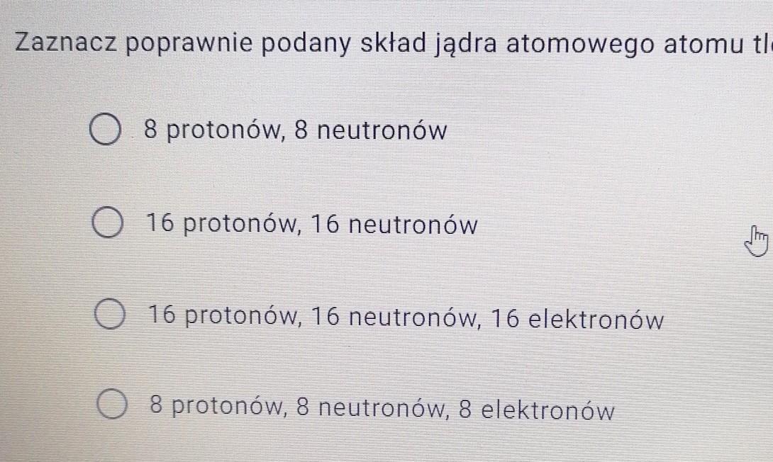 Zaznacz Poprawnie Podany Sklad Atomu Wegla 12 6 C