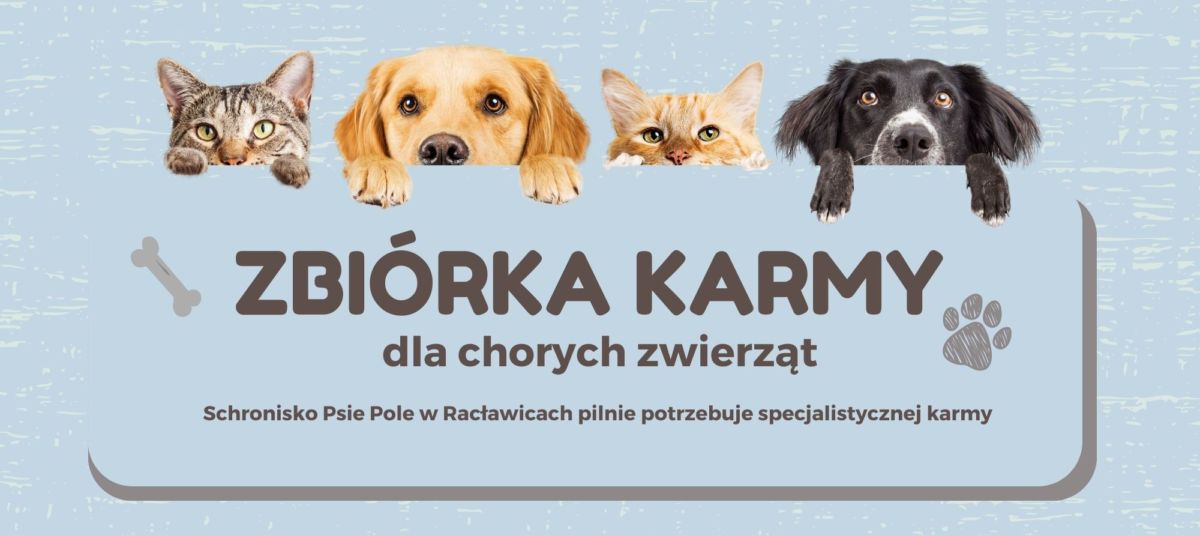 Zbiórka karmy dla chorych zwierząt | Wydarzenia - Niepołomice Napisz Ogłoszenie O Zbiórce Karmy Dla Zwierząt Ze Schroniska