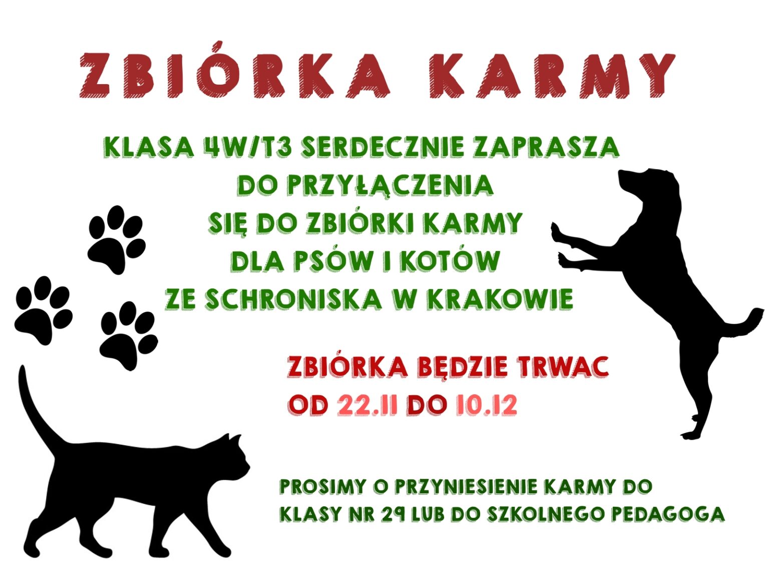 Jak Napisać Ogłoszenie O Zbiórce Karmy Dla Zwierząt Ze Schroniska