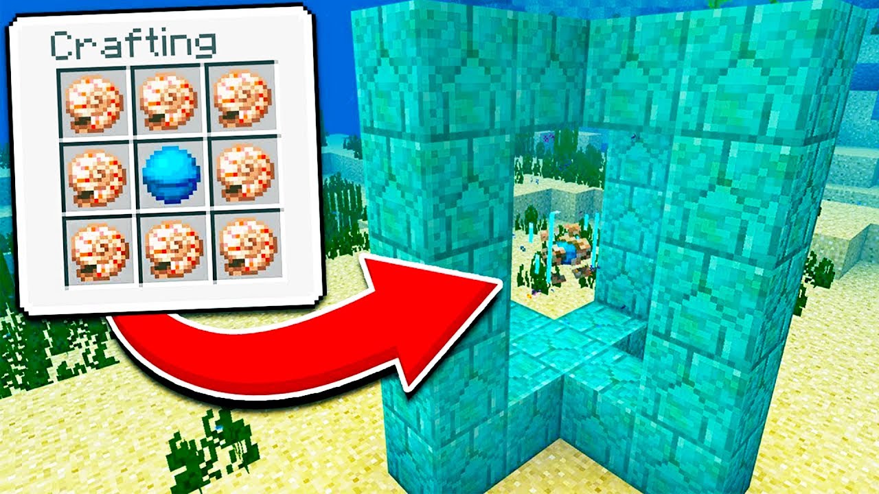 ZDOBYŁEM SERCE OCEANU w Minecraft 1.16! - YouTube Jak Zrobić Serce Oceanu W Minecraft