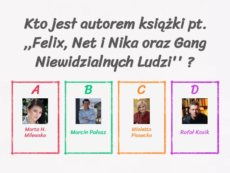Felix Net I Nika Test Ze Znajomości Lektury Pdf