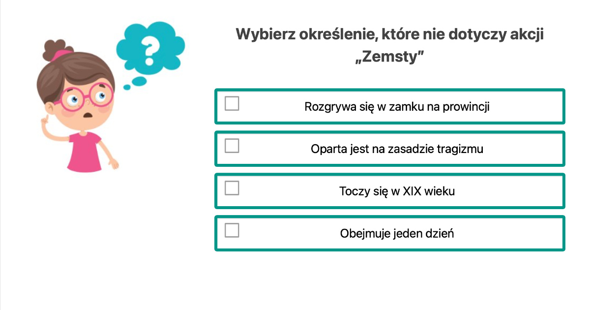 Sprawdzian Z Zemsty Kl 7 Nowa Era