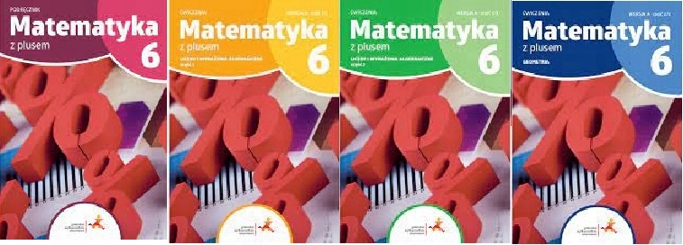 ZESTAW Matematyka z plusem 6 Podr Ćwicz A 1-3 (12837457688 Matematyka Klasa 6 Podrecznik Nowa Era