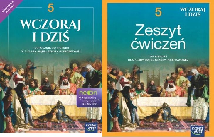 ZESTAW Wczoraj i dziś 5 Historia NEon Podręcznik +ćwiczenie - ERLI.pl Wczoraj I Dzis