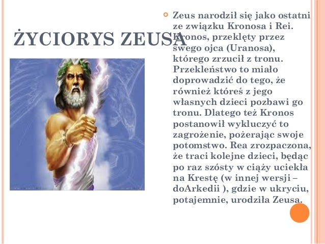 Zeus Agata Ojciec Zeusa W Mitologii Greckiej
