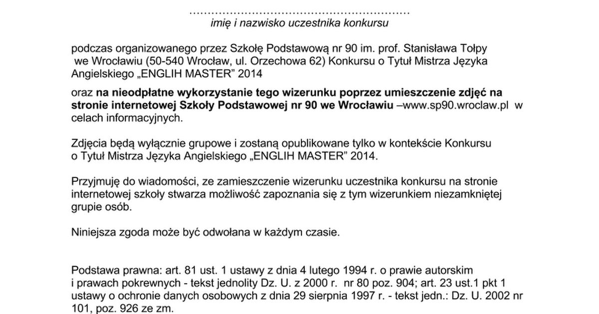 Rozpowszechnianie Wizerunku Bez Zgody Kodeks Karny