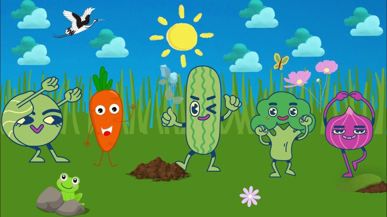 Zielony ogórek | Piosenki dla dzieci | 10 minut dla dzieci| FASOLKI Youtube Piosenki Dla Dzieci Fasolki