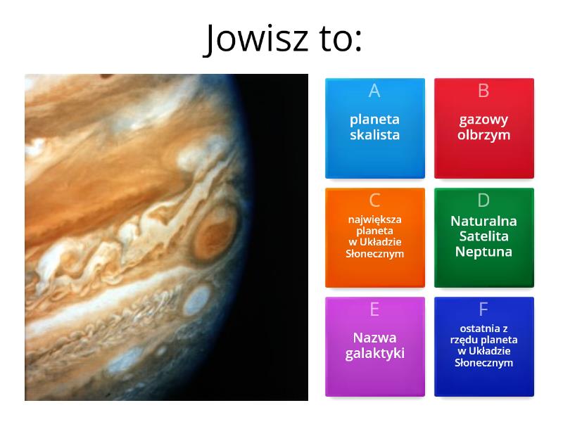 Ziemia w Układzie Słonecznym - Test Planeta Ziemia Sprawdzian Klasa 6