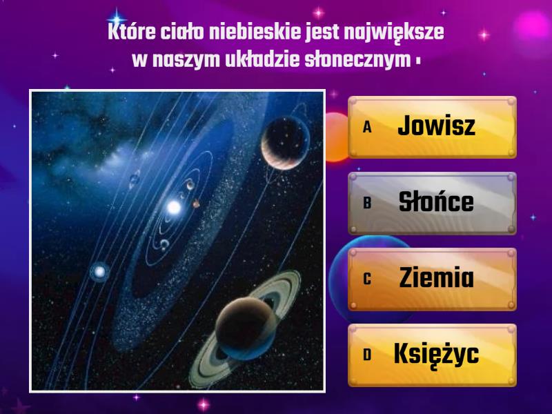 Ziemia We Wszechswiecie Test Online