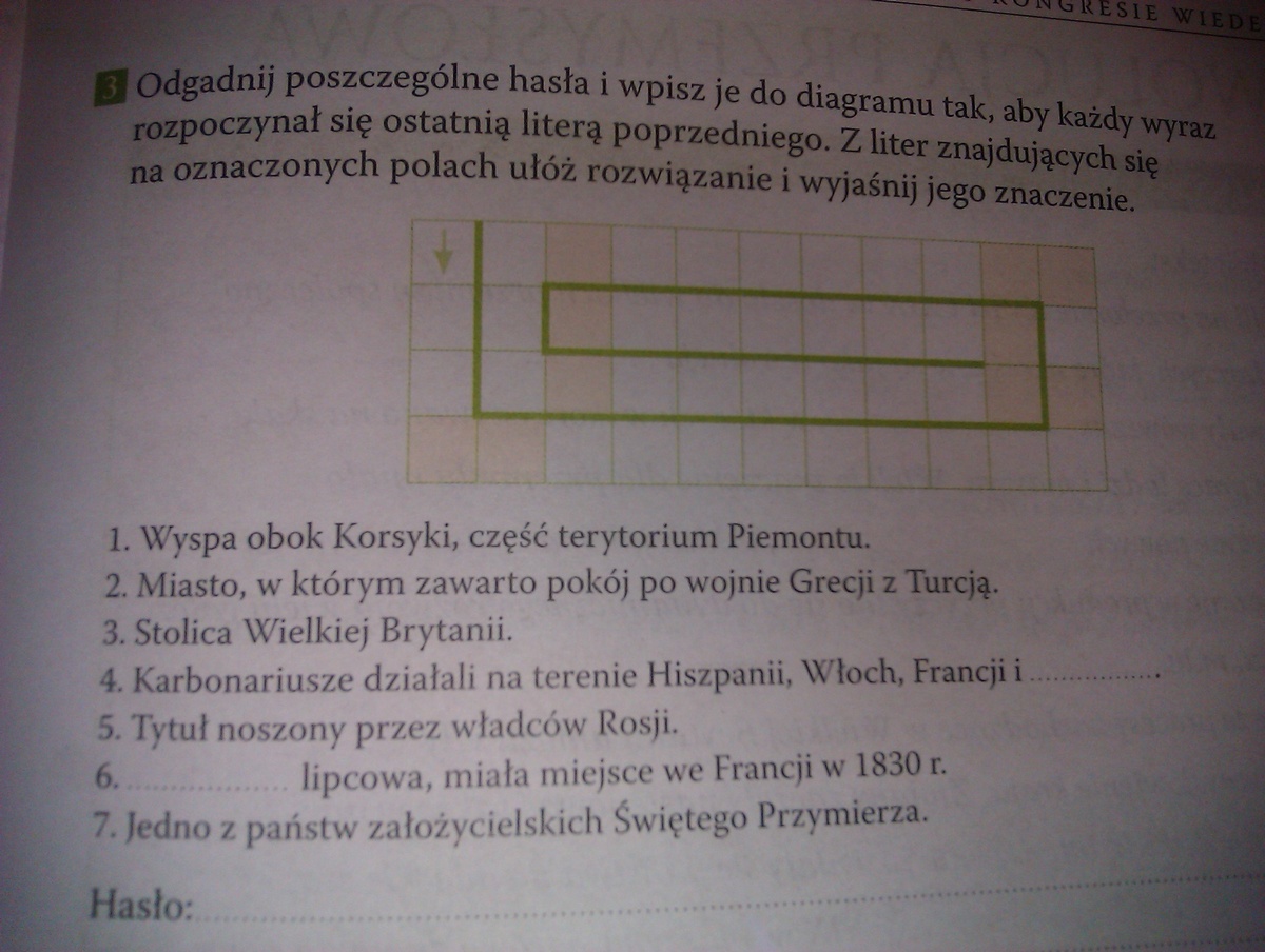 Ziemie Polskie Po Kongresie Wiedeskim Sprawdzian Klasa 7 Grupa A - question Historia Klasa 7 Europa Po Kongresie Wiedenskim Test
