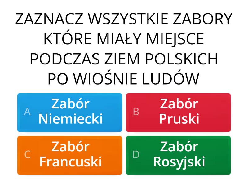 Ziemie Polskie Po Wiosnie Ludow Test