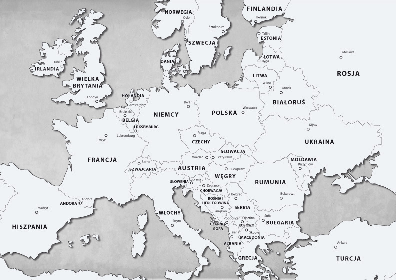 Zmiany Na Mapie Politycznej Europy Po 1989 Geografia - Margaret Wiegel Mapa Polityczna Europy Po 1989
