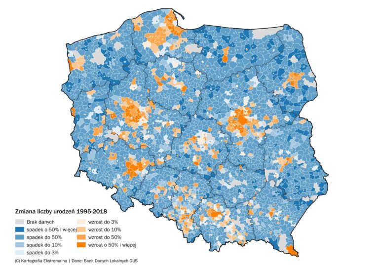 Wsplczynnik Przyrostu Naturalnego W Polsce