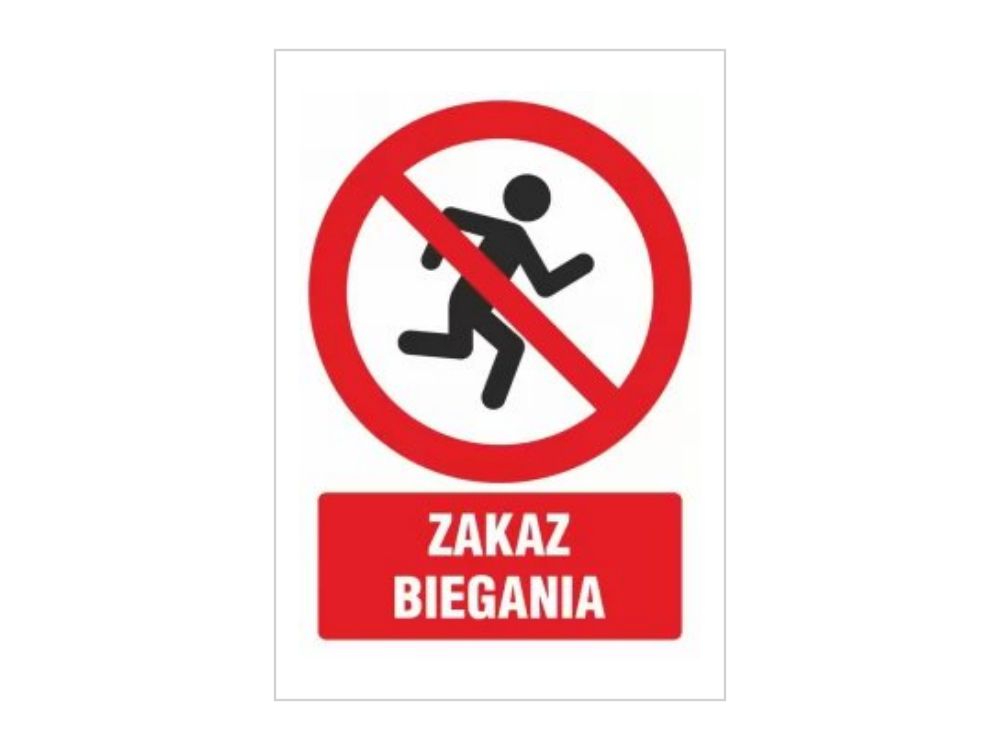 Zaprojektuj Znaki Zakaz Biegania Po Szkolnych Korytarzach