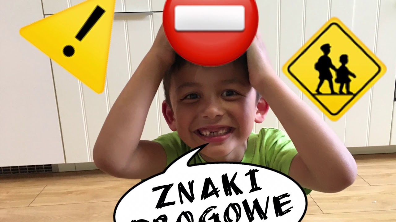 ZNAKI DROGOWE | NAPISY | CYFERKI - DLA DZIECI - YouTube Youtube Znaki Drogowe Dla Dzieci