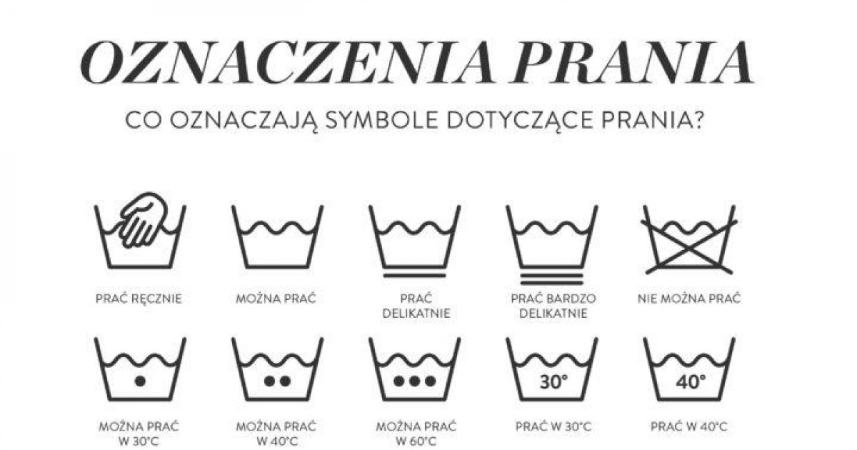 Znaki pranie Pranie Odzieży Skażonej Chemicznie Powinno Być Zapewnione Przez