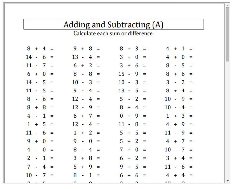 Matematyka Klasa 4 ćwiczenia Do Druku