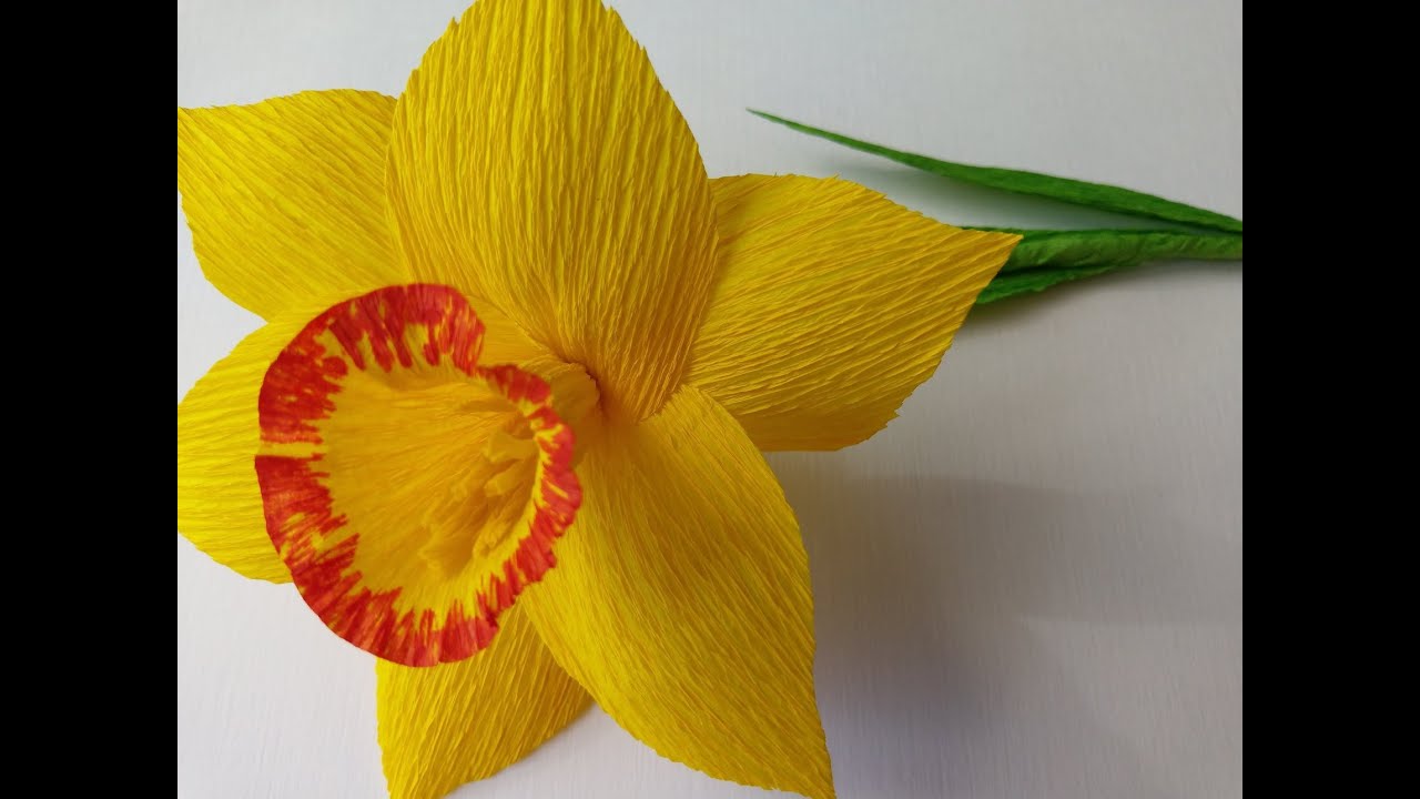 ŻONKIL /KWIATY Z KREPINY /TUTORIAL EASY CREPE PAPER FLOWER - YouTube Ozdoby Z Krepiny Krok Po Kroku