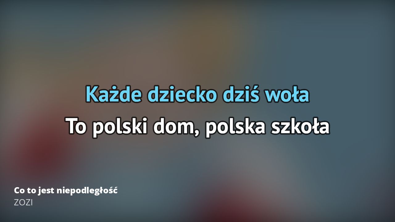 Piosenka Co To Jest Niepodleglosc Podklad