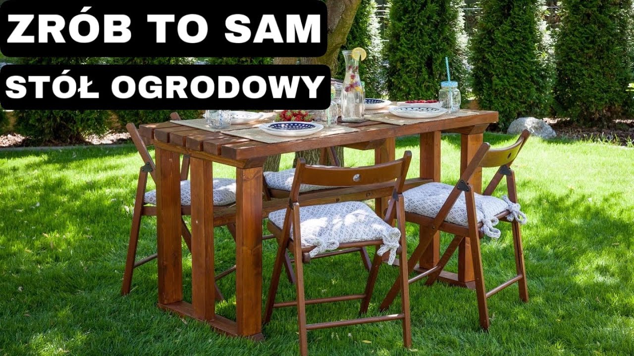 Zrób to sam: Stół ogrodowy | Darek Stolarz - YouTube Youtube Pomysly Do Ogrodu Zrob To Sam