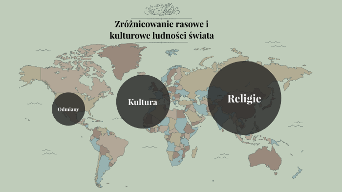 Zróżnicowanie rasowe, religijne i kulturowe ludności świata by mateusz Zroznicowanie Religijne I Kulturowe Ludnosci Swiata