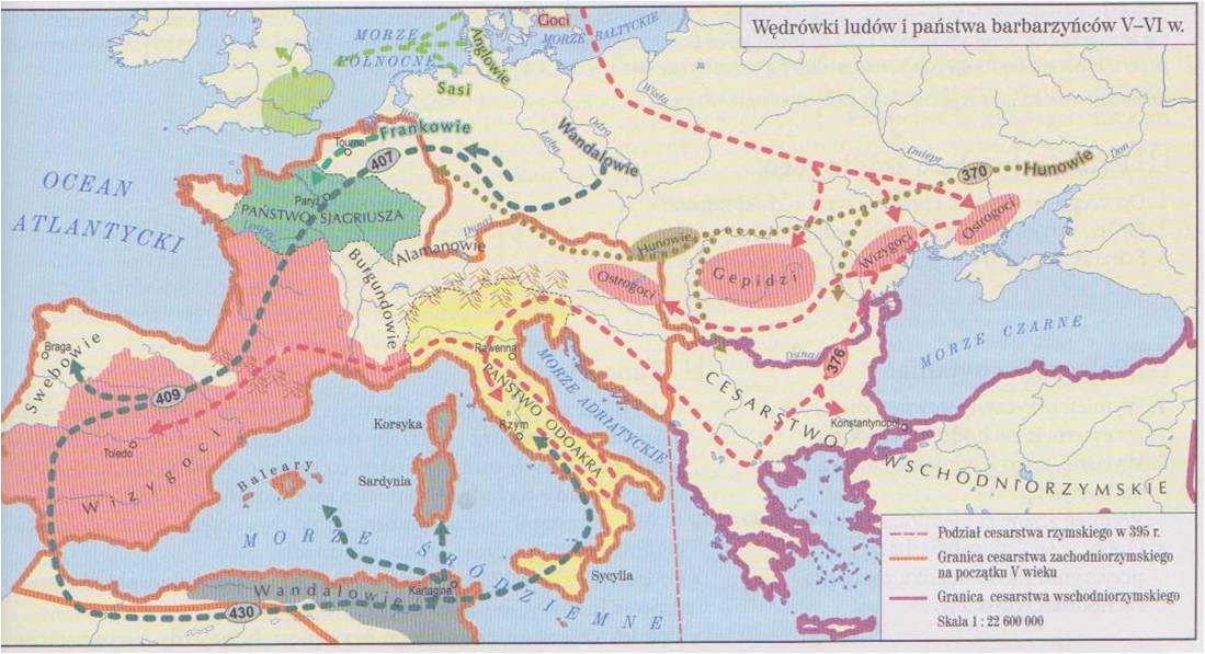 ZSLG: Na gruzach Imperium Rzymskiego Terytorium Podbite Przez Rzymian I Przyłączone Do Ich Państwa