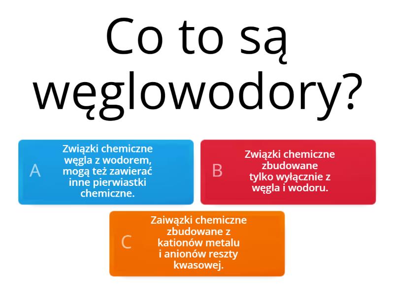 Związki węgla z wodorem - Test Sprawdzian Zwiazki Wegla Z Wodorem Klasa 8 Nowa Era