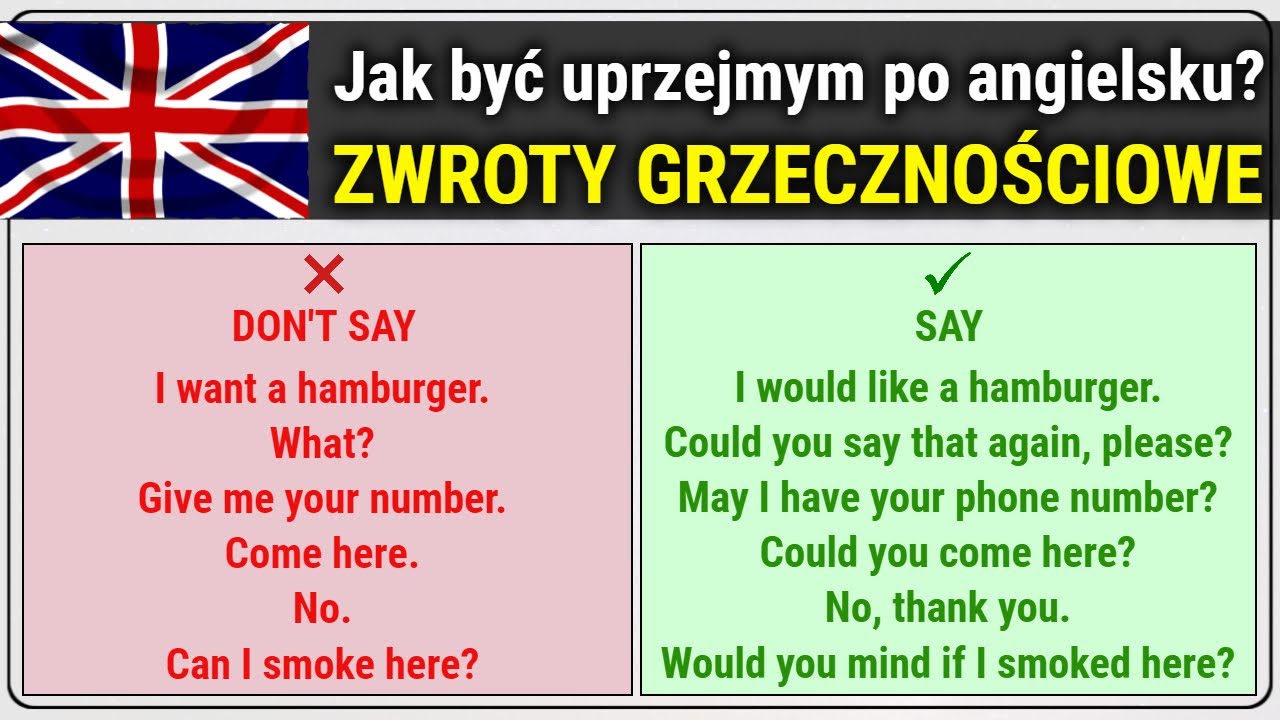 Polecenia Po Angielsku Dla Przedszkolaków