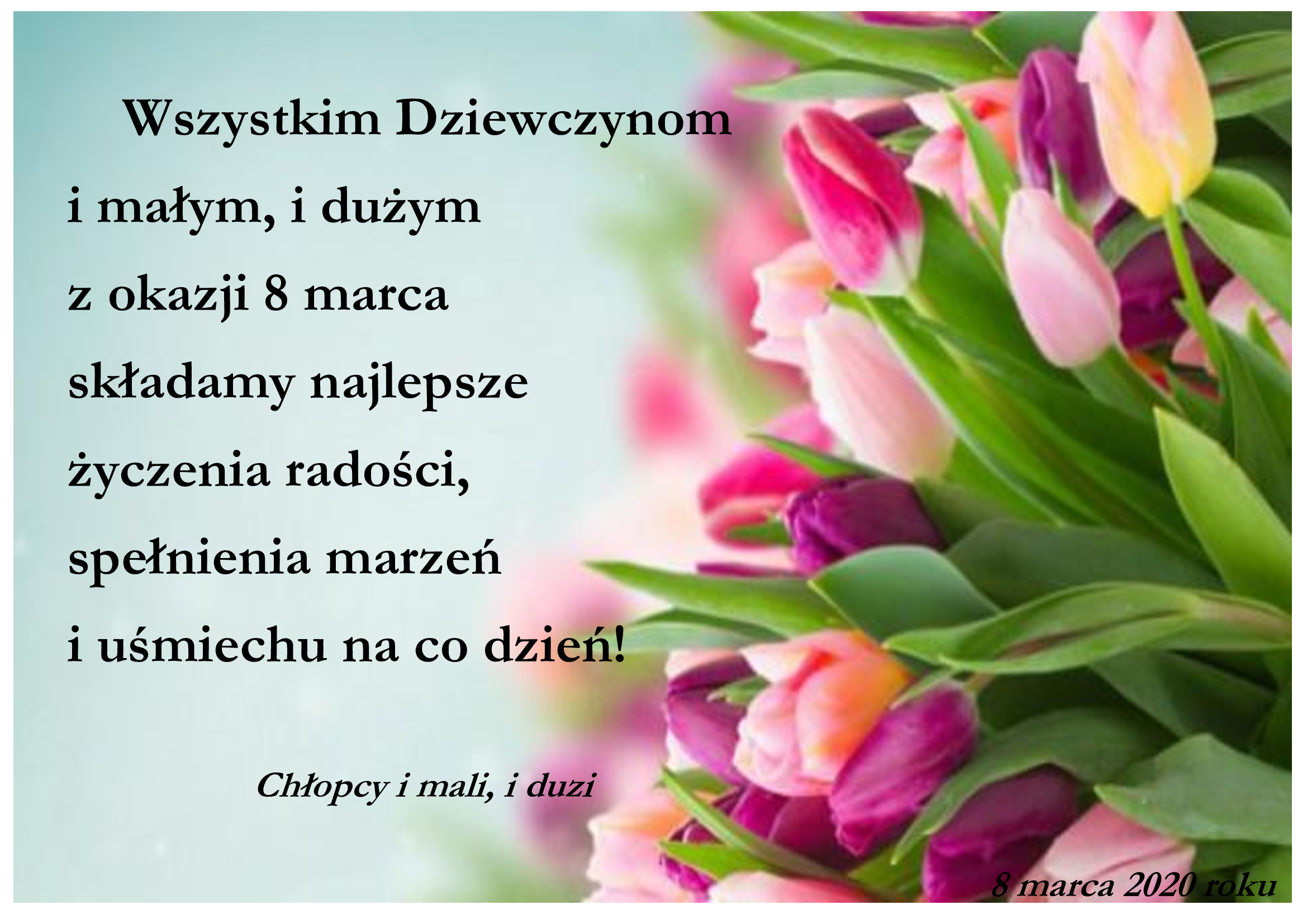 życzenia Na Dzień Kobiet Dla Koleżanek Z Klasy