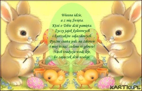 Życzenia Wielkanocne - KARTKI.pl życzenia Wielkanocne Dla Dzieci Krótkie