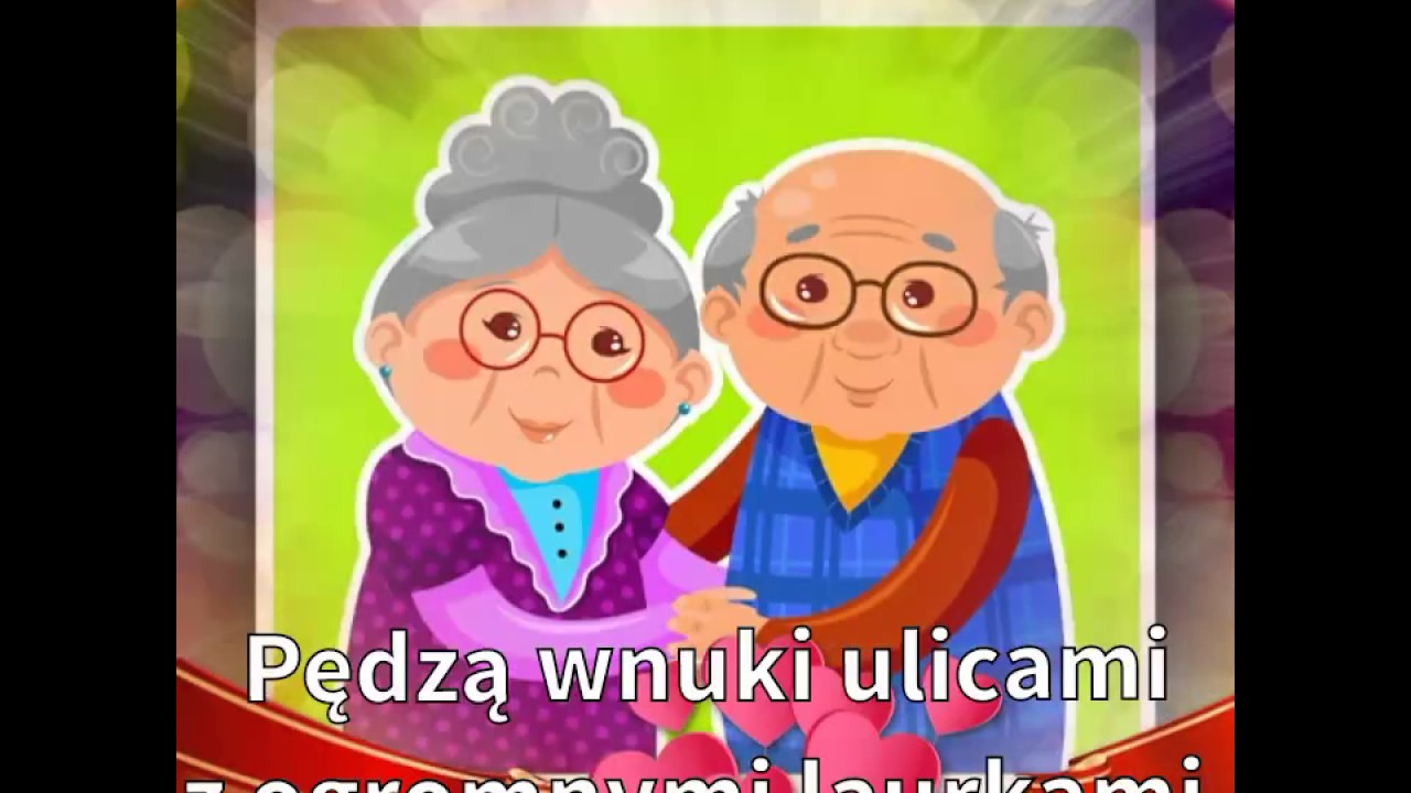 Życzenia z okazji Dnia Babci i Dziadka - YouTube Kartka Z Okazji Zostania Babcią